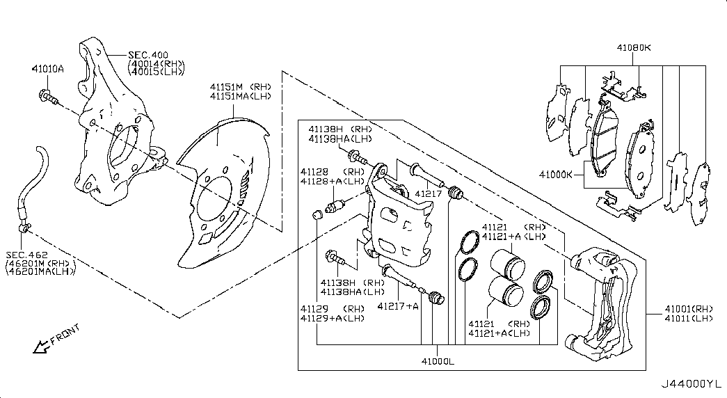 NISSAN 41121-3JA0A - Piston, brake caliper onlydrive.pro