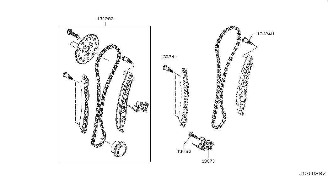 NISSAN 13028-00Q1D - Timing Chain Kit onlydrive.pro