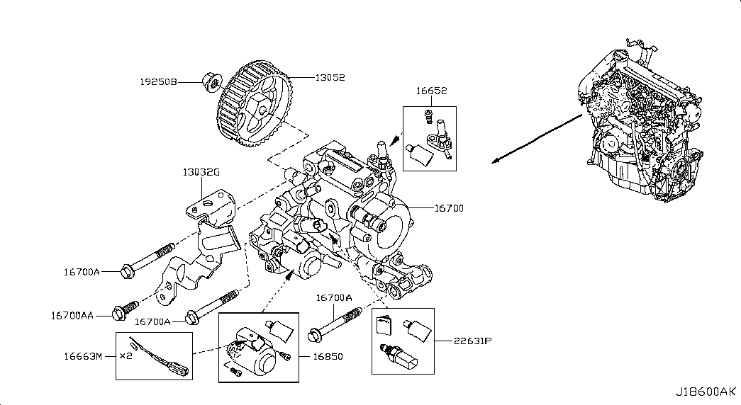 NISSAN 2263000Q1N - Fuel injection pump; assy & fitting parts(k9k-400): 01 pcs. onlydrive.pro