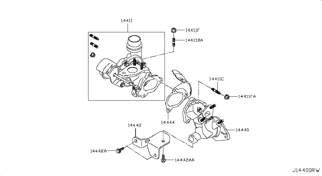 NISSAN 14411-00Q2E - Kompresorius, įkrovimo sistema onlydrive.pro