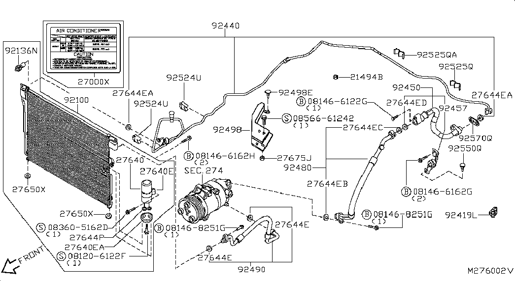 NISSAN 92136-6J010 - Spiediena slēdzis, Gaisa kondicionēšanas sistēma onlydrive.pro