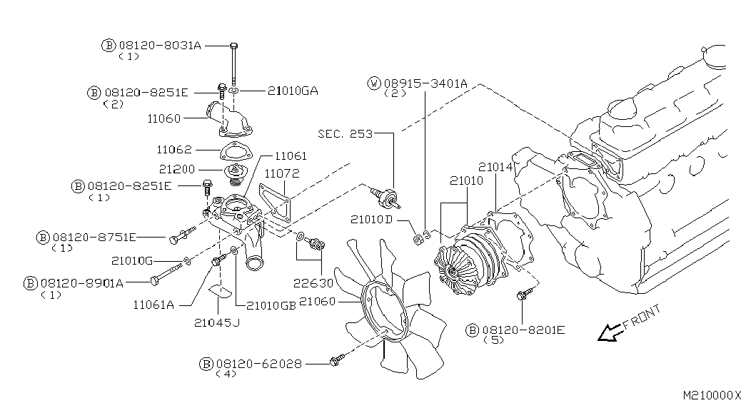 FORD 210107F400 - Veepump onlydrive.pro