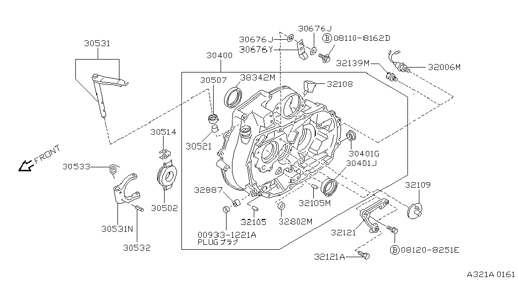 NISSAN 30502-52A60 - Выжимной подшипник сцепления onlydrive.pro