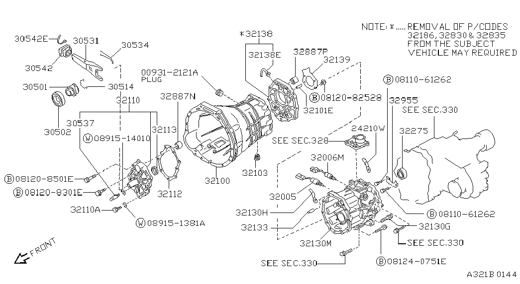 NISSAN 30502-21000 - Survelaager onlydrive.pro