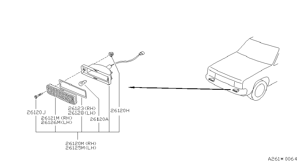 NISSAN 2671789950 - Lemputė, rūko / galinis žibintas onlydrive.pro