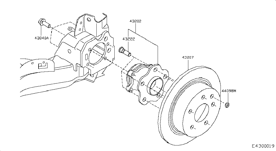 NISSAN 43202-JG01A - Комплект подшипника, ступицы колеса onlydrive.pro