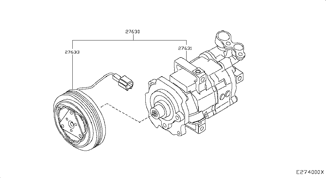 NISSAN 92600BB60A - Compressor, air conditioning onlydrive.pro