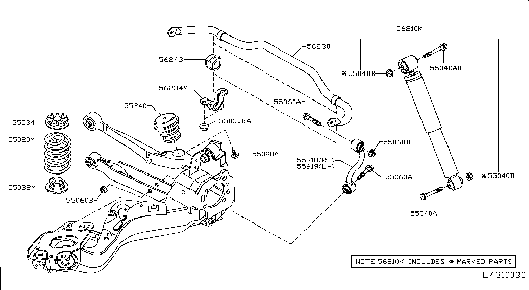 NISSAN 55034-JD00A - Vedrutaldrik onlydrive.pro