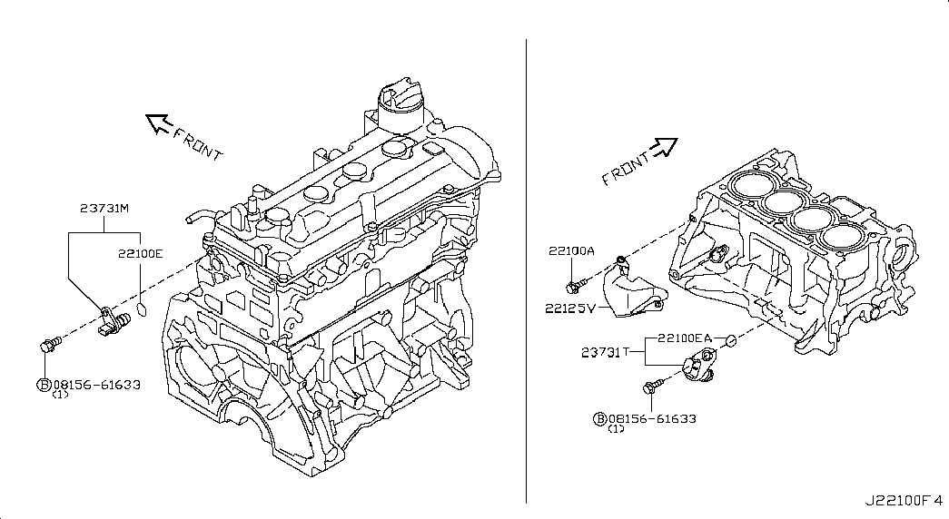 NISSAN 23731-ED02A - Датчик, положение распределительного вала onlydrive.pro