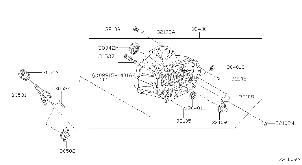 NISSAN 30531-9E000 - Release Fork, clutch onlydrive.pro