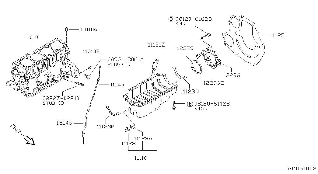 Suzuki 12279-30P00 - Vārpstas blīvgredzens, Kloķvārpsta onlydrive.pro