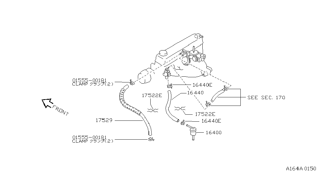 NISSAN 16400-H8501 - Kütusefilter onlydrive.pro