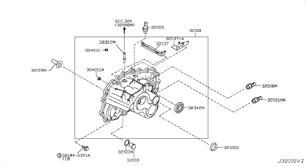 NISSAN 32006 6J00B - Kytkin, peruutusvalo onlydrive.pro