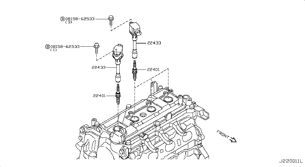 RENAULT 2240 1JD 01B - Spark Plug onlydrive.pro