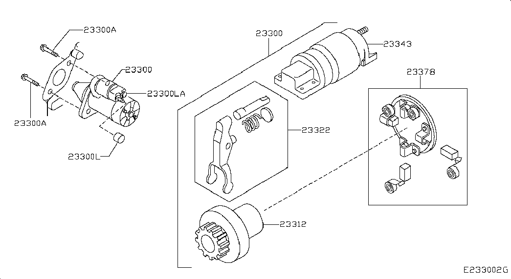 NISSAN 23300-BC20B - Starteris onlydrive.pro