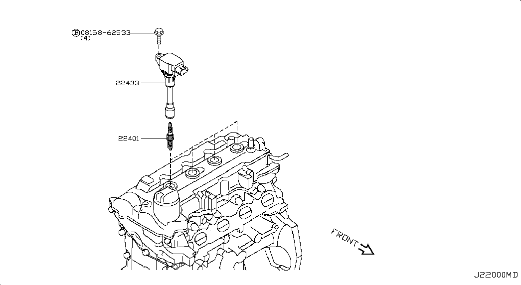 RENAULT 22401-CK81B - Spark Plug onlydrive.pro