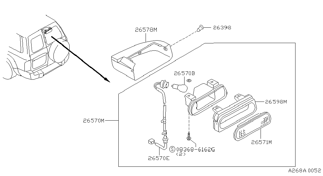 NISSAN 26271-89914 - Lemputė, prietaisų skydelio apšvietimas onlydrive.pro