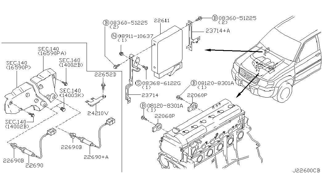 NISSAN 22691VC202 - Lambda andur onlydrive.pro