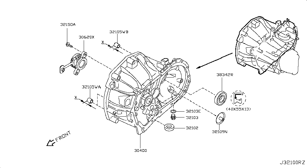 NISSAN 30620-00Q0E - Центральный выключатель, система сцепления onlydrive.pro