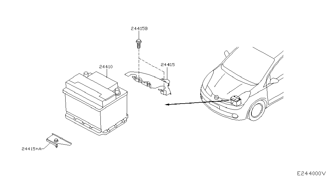 NISSAN 24410-AY60C - Стартерная аккумуляторная батарея, АКБ onlydrive.pro