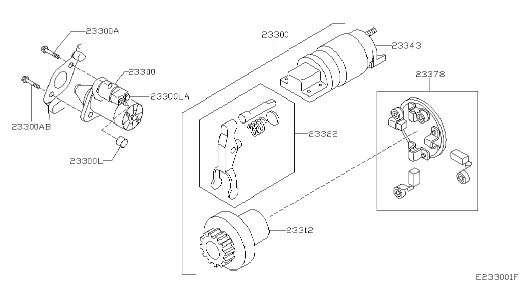 NISSAN 23300-0M30A - Starter onlydrive.pro