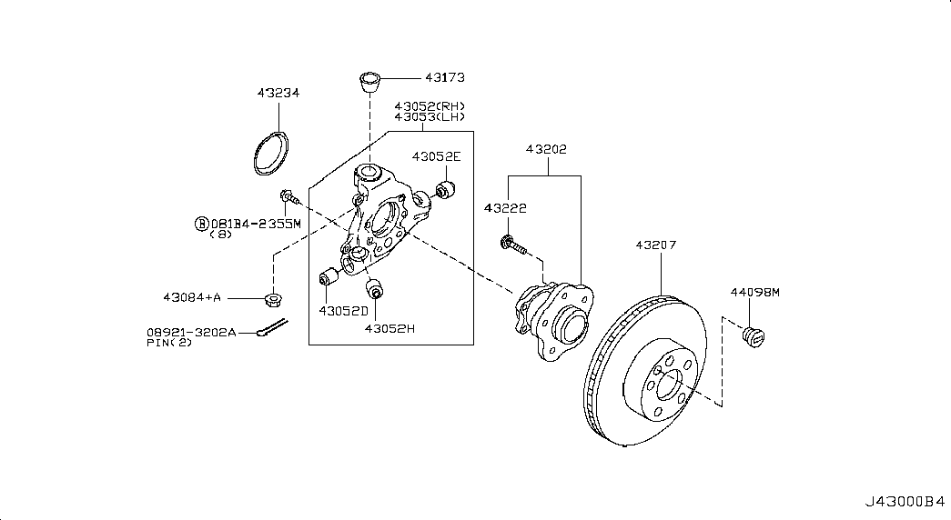 NISSAN 43206-9W000 - Bremžu diski onlydrive.pro