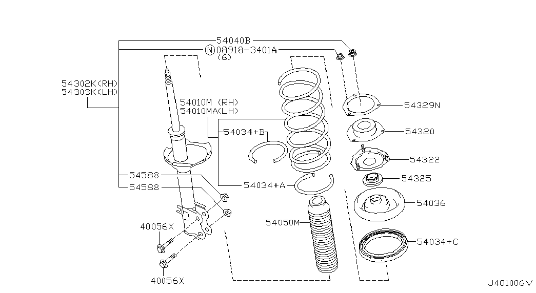 NISSAN 54050-2Y001 - Apsauginio dangtelio komplektas, amortizatorius onlydrive.pro