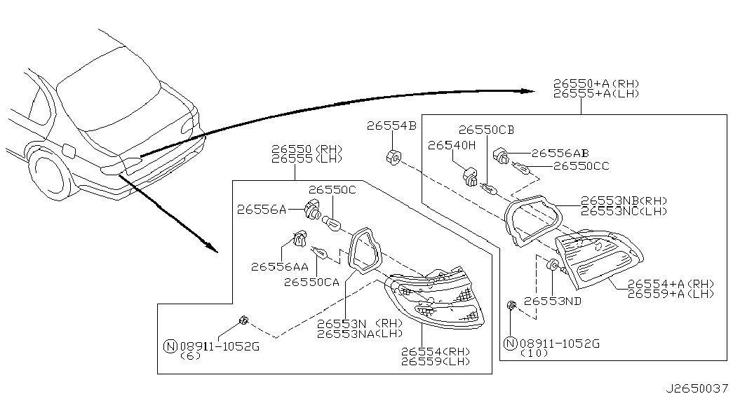 NISSAN 2627189913 - Lemputė onlydrive.pro