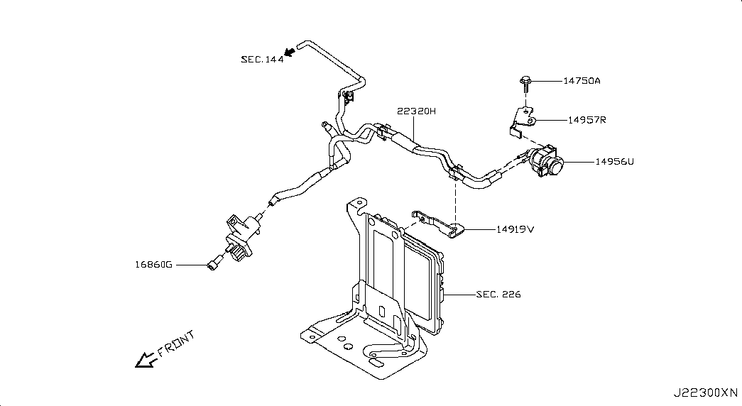 NISSAN 14956BC40A - Slėgio keitiklis onlydrive.pro