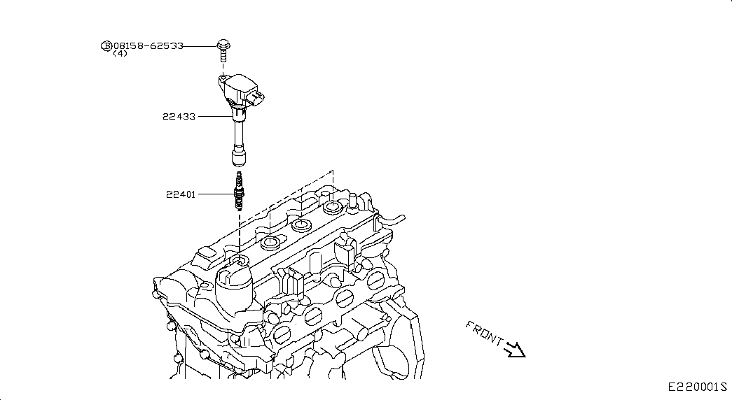 RENAULT 22448-1KT0A - Ritė, uždegimas onlydrive.pro