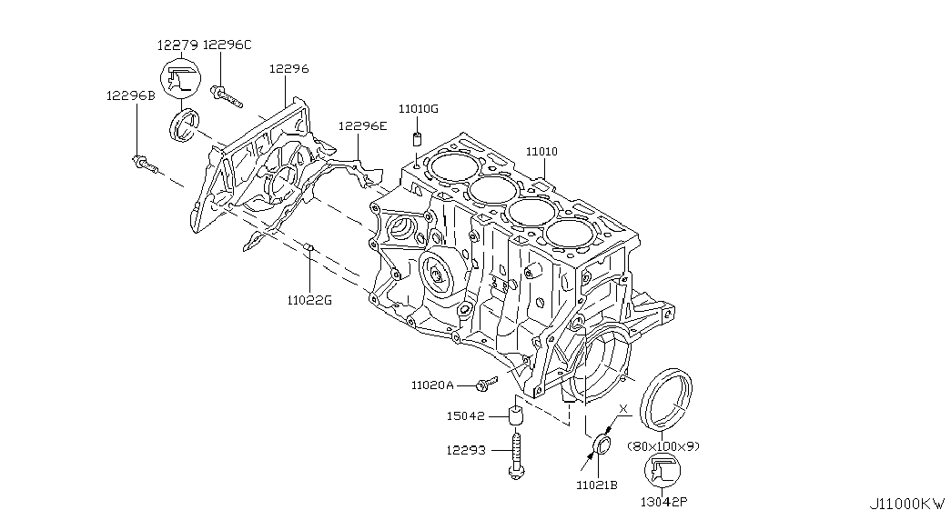 NISSAN 11130-BN700 - Akselitiiviste, kampiakseli onlydrive.pro