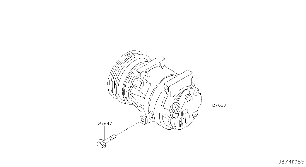 NISSAN 92600-BN701 - Kompressori, ilmastointilaite onlydrive.pro