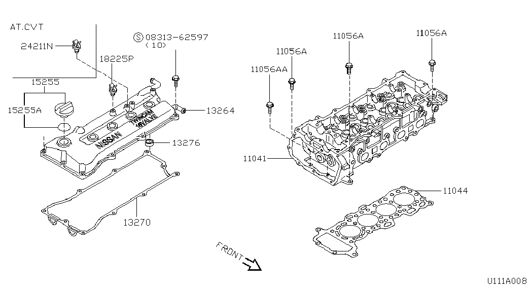 NISSAN 1525590J00 - Sealing Cap, oil filling port onlydrive.pro