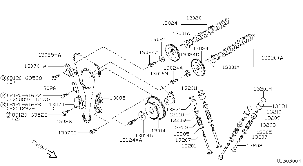 NISSAN 13207-4F105 - Tarpiklis, vožtuvo šerdis onlydrive.pro