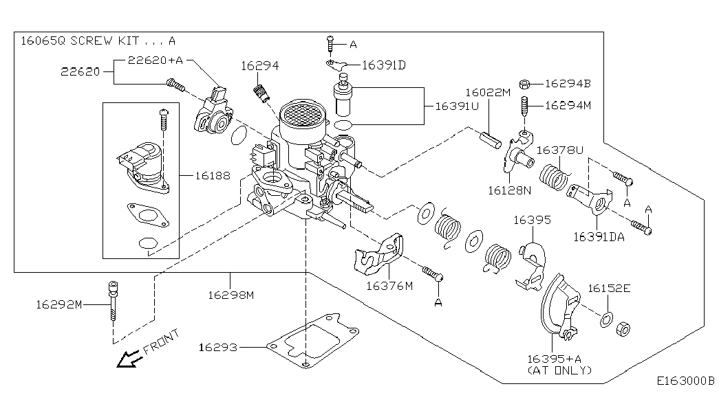 NISSAN 1626041B00 - Sensor, throttle position onlydrive.pro