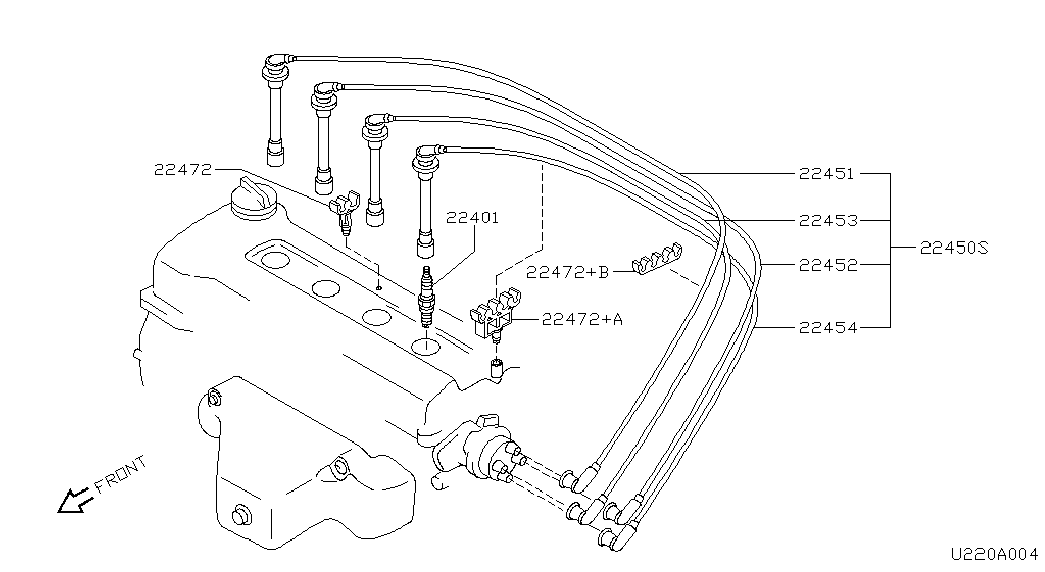 NISSAN 22401-50Y04 - Свеча зажигания onlydrive.pro