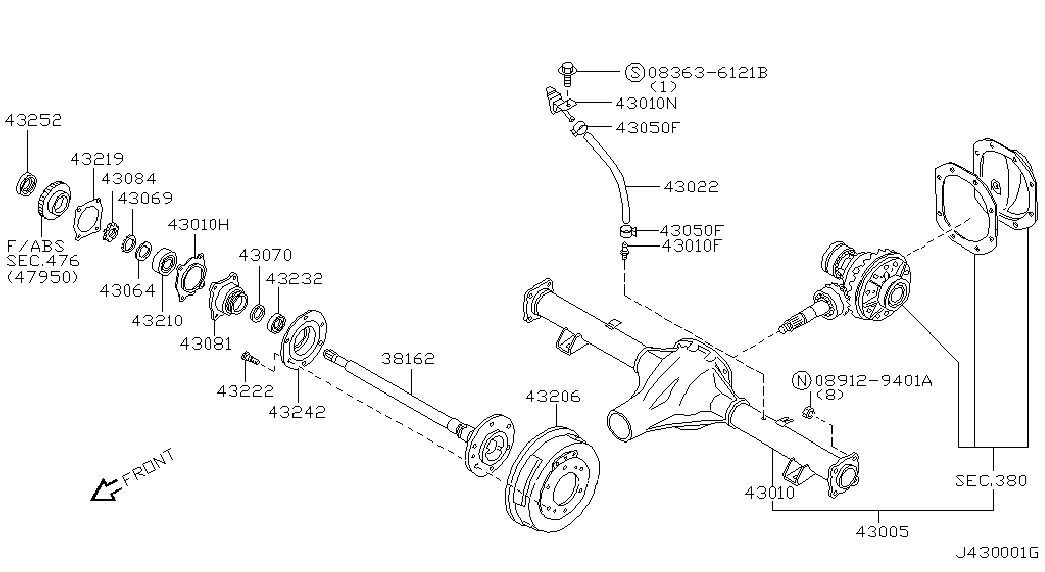 NISSAN 43206VE860 - Stabdžių būgnas onlydrive.pro