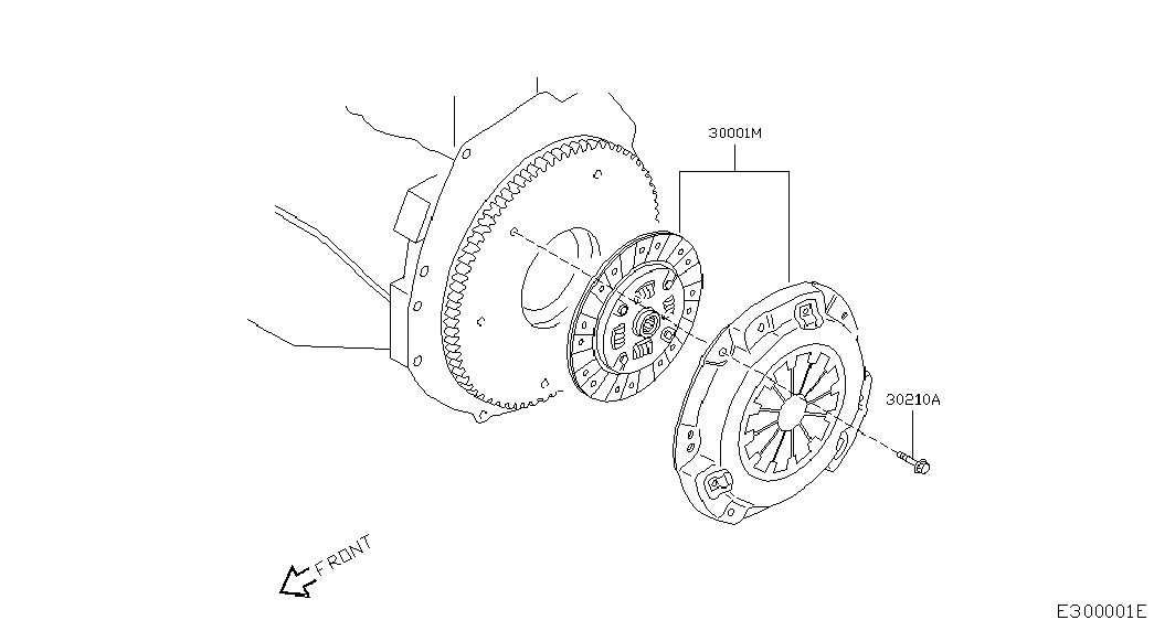 NISSAN 30300-CR14B - Clutch Kit onlydrive.pro