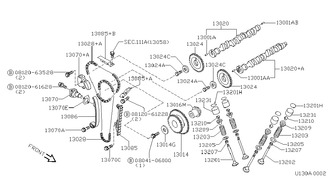 NISSAN 13207-4F100 - Tarpiklis, vožtuvo šerdis onlydrive.pro