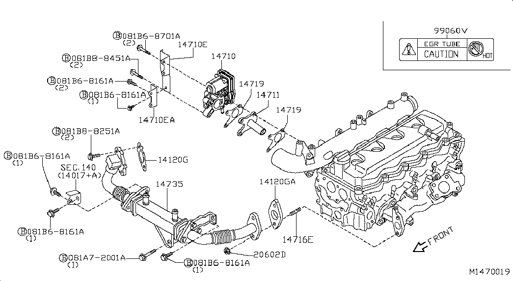 NISSAN 14710-EC00B - Izpl. gāzu recirkulācijas vārsts onlydrive.pro