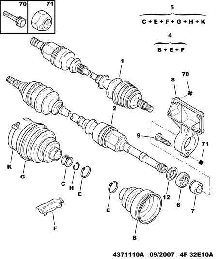 PEUGEOT 3273 CN - Приводной вал onlydrive.pro