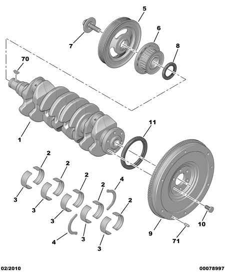 FIAT 96 772 007 80 - Crankshaft pulley: 01 pcs. onlydrive.pro