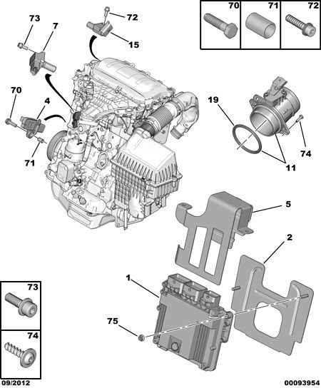 PEUGEOT 1920 QR - Sensor, boost pressure onlydrive.pro