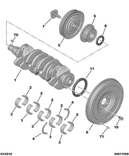 CITROËN 0515.V7 - Belt Pulley, crankshaft onlydrive.pro