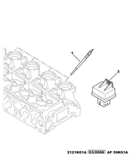 MAZDA 5960 78 - Glow Plug onlydrive.pro