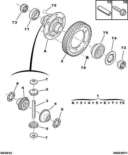 CITROËN 6822 EN - Shaft Seal, differential onlydrive.pro