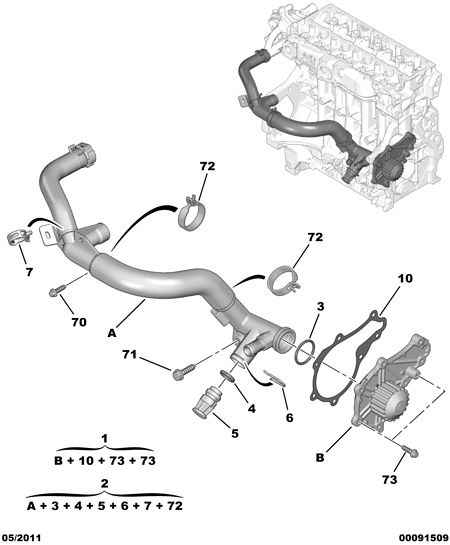 CITROËN 16 094 173 80 - Water Pump onlydrive.pro