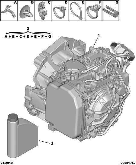 PEUGEOT 9730.AE - Automatic gearbox: 01 pcs. onlydrive.pro