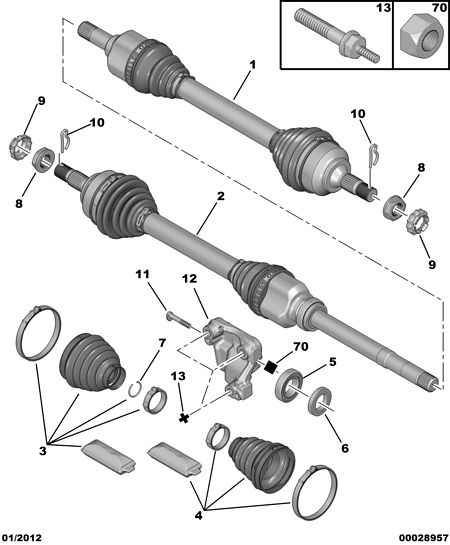 CITROËN 3273.VK - Drive Shaft onlydrive.pro