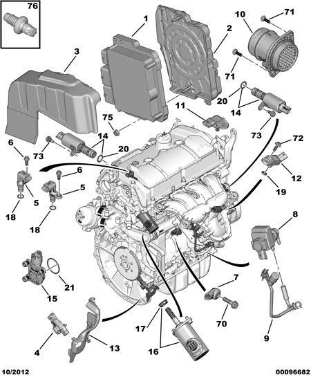 PEUGEOT 1920.LR - Sensor, crankshaft pulse onlydrive.pro